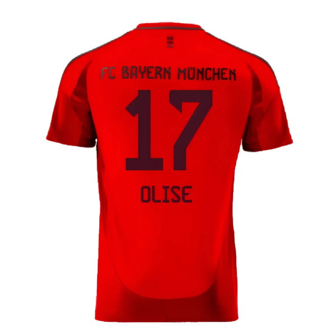 2024-2025 Bayern Munich Home Shirt (Olise 17)-SoccerKits Hub | Buy Soccer Jerseys Online